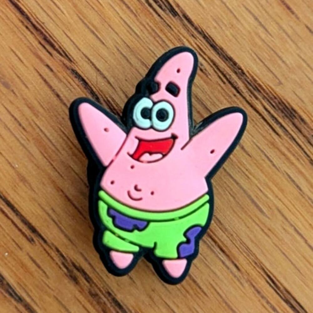 4 for $10 - Mix n Match! Patrick Star from SpongeBob Croc Jibbitz Charm